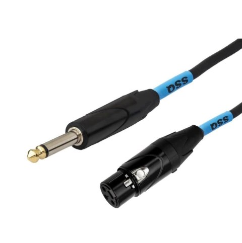 SSQ XZJM2 - Kabel Jack MONO - XLR Żeński 2 metrowy