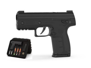 Pistolet na kule gumowe i pieprzowe BYRNA SD BLACK k.68 CO2 8g zestaw