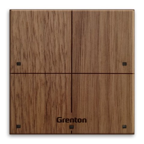 Panel dotykowy TOUCH PANEL 4B ciemne drewno z ikonami Grenton