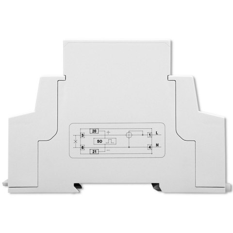 Qoltec Jednofazowy elektroniczny licznik | miernik zużycia energii na szynę DIN | 230V | LCD | 1P | Slim