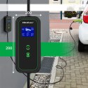 Qoltec Mobilna ładowarka do samochodu elektrycznego EV z regulacją 2w1 Typ2 | 7kW | 230V | CEE 3 PIN | LCD | Przenośna | Wallbox