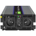 Qoltec Przetwornica napięcia Monolith 4000 MS Wave | 12V na 230V | 2000/4000W | USB