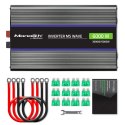 Qoltec Przetwornica napięcia Monolith 6000 MS Wave | 12V na 230V | 3000/6000W | USB