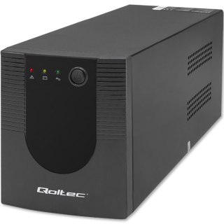 Qoltec Zasilacz awaryjny UPS Line Interactive | Monolith | 2000VA | 1200W | USB | RJ45