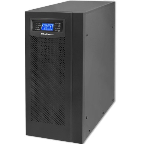 Qoltec Zasilacz awaryjny UPS On-line | Pure Sine Wave | 6kVA | 4.8kW | LCD | USB