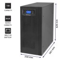 Qoltec Zasilacz awaryjny UPS On-line | Pure Sine Wave | 6kVA | 4.8kW | LCD | USB