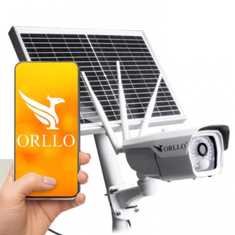 Solarna Kamera Zewnętrzna GSM LTE Akumulator ORLLO CAMSIM-2S