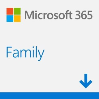 Microsoft 365 Family (6 użytkowników; 12 miesięcy; Wersja cyfrowa; Domowa; Polska); stara nazwa Office 365 Home