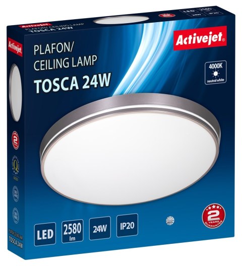 Plafon LED Activejet AJE-TOSCA 24W