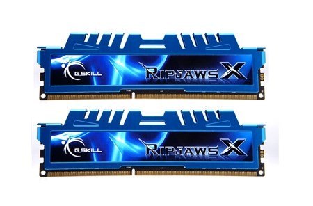 Zestaw pamięci G.SKILL RipjawsX F3-2400C11D-8GXM (DDR3 DIMM; 2 x 4 GB; 2400 MHz; CL11)