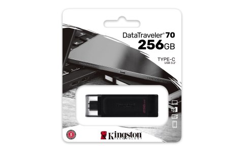 KINGSTON FLASH 256GB DataTraveler 70 USB-C