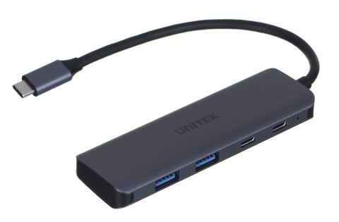 UNITEK HUB USB-C 3.1, 2X USB-A, 2X USB-C, 5 GBPS