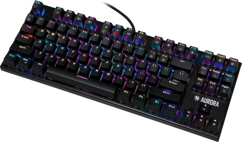 KLAWIATURA I-BOX AURORA K-2R RGB, MECHANICZNA, BLUE SWITCH, GAMING