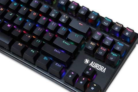 KLAWIATURA I-BOX AURORA K-2R RGB, MECHANICZNA, BLUE SWITCH, GAMING