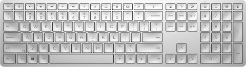 Klawiatura HP 970 Programmable Wireless Keyboard bezprzewodowa srebrna 3Z729AA