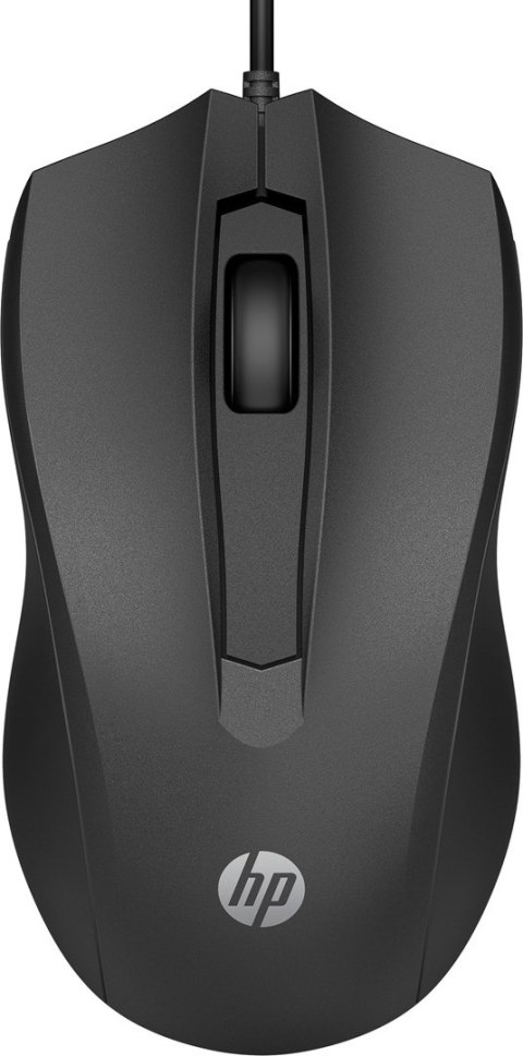 Mysz HP Wired Mouse 100 przewodowa czarna 6VY96AA