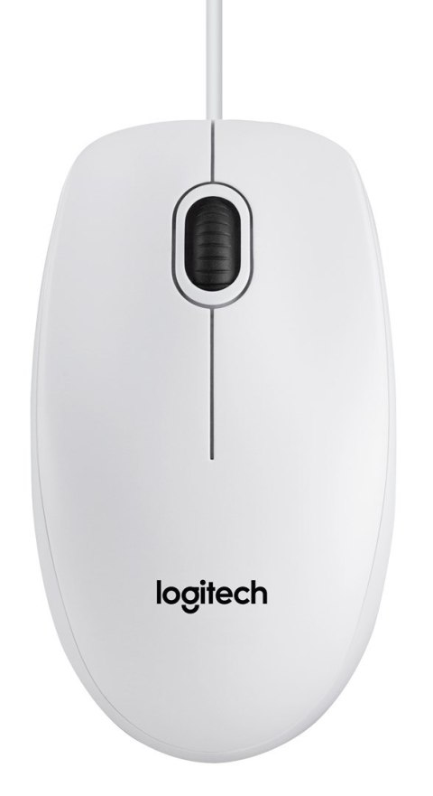 Mysz Logitech B100 910-003360 (optyczna; 800 DPI; kolor biały)