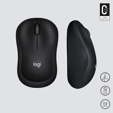 Mysz Logitech M220 Silent 910-004878 (optyczna; 1000 DPI; kolor czarny)