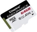 Karta pamięci microSD Kingston High-Endurance UHS-I 64GB 24/7 (rejestratory i monitoring)