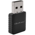 Qoltec Bezprzewodowy Ultra szybki DUAL mini WiFi adapter 2 x 2dBi | Standard AC | USB 3.0 | 1300Mbps