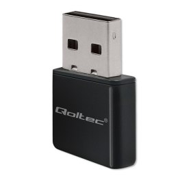 Qoltec Bezprzewodowy Ultra szybki mini adapter NANO WiFi | Standard N | USB 2.0 | 300Mbps