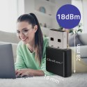 Qoltec Bezprzewodowy Ultra szybki mini adapter NANO WiFi | Standard N | USB 2.0 | 300Mbps