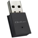 Qoltec Bezprzewodowy Ultra szybki mini adapter WiFi | Standard AC | BT 4.0 | USB 2.0 | 600Mbps