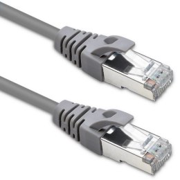 Qoltec Kabel Patchcord FTP | CAT5e | 2 x RJ-45 | 1.5m | High speed | Gold | Ekranowany