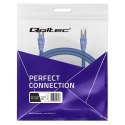 Qoltec Kabel Patchcord FTP | CAT6 | 2 x RJ-45 | 1.5m | High speed | Gold | Ekranowany