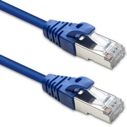 Qoltec Kabel Patchcord FTP | CAT6 | 2 x RJ-45 | 3m | High speed | Gold | Ekranowany