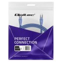 Qoltec Kabel Patchcord FTP | CAT6 | 2 x RJ-45 | 3m | High speed | Gold | Ekranowany