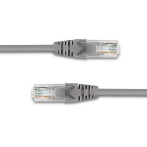 Qoltec Kabel Patchcord UTP | CAT5e | 2 x RJ-45 | 1m | High speed | Gold