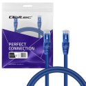 Qoltec Kabel Patchcord UTP | CAT6 | 2 x RJ-45 | 3m | High speed | Gold