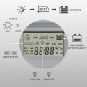 Qoltec Solarny regulator ładowania MPPT z czujnikiem temperatury 20A |12V / 24V | LCD | 2 x USB