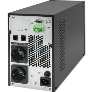 Qoltec Zasilacz awaryjny UPS | 1kVA | 1000W | Power Factor 1.0 | LCD | EPO | USB | On-line