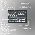 Qoltec Zasilacz awaryjny UPS do RACK | 1kVA | 1000W | Power Factor 1.0 | LCD | EPO | USB | On-line