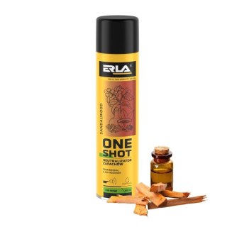 ERLA ONE SHOT 600ML OPAKOWANIE ZBIORCZE 12szt.  NEUTRALIZATOR ZAPACHÓW SANDALWOOD