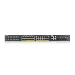 Switch Zyxel GS2220-28HP 28p PoE (PoE+: 24;) 375W Managed Gigabit