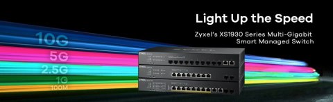 Switch Zyxel XS1930-12HP 12p PoE (PoE++: 8) 375W Managed Multigigabit/10G