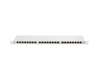 Patch panel Lanberg PPS6-0024-S (0.5U; kat. 6; 24xRJ-45)