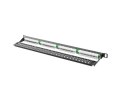 Patch panel Lanberg PPU5-0024-B (0.5U; 19"; kat. 5e; UTP; 24xRJ-45)