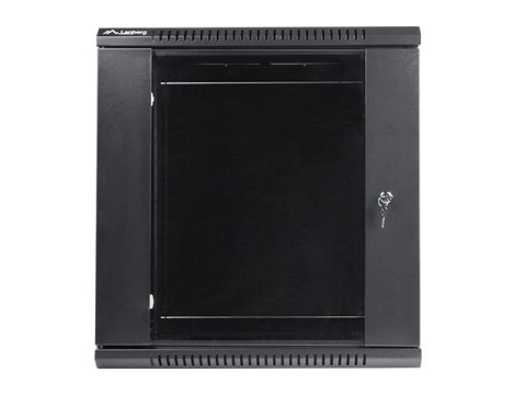 Szafa rack Lanberg WF01-6412-10B (12U; 635mm / 600mm / 450 mm; wisząca; Szklane; 19''; kolor czarny)