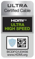 KABEL HDMI Conotech NS-002 ver.2.1 ULTRA HIGH SPEED 8K - 2m