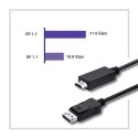 Qoltec DisplayPort v1.1 męski | HDMI męski | 4K | 1m