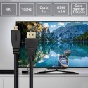 Qoltec Kabel HDMI| Micro HDMI | High speed| 4K | 30Hz | GOLD| 1m