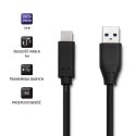 Qoltec Kabel USB 3.1 typ C męski | USB 3.0 A męski | 1m