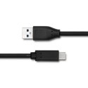 Qoltec Kabel USB 3.1 typ C męski | USB 3.0 A męski | 1m