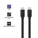 Qoltec Kabel USB 3.1 typ C męski | USB 3.1 typ C męski | 1m