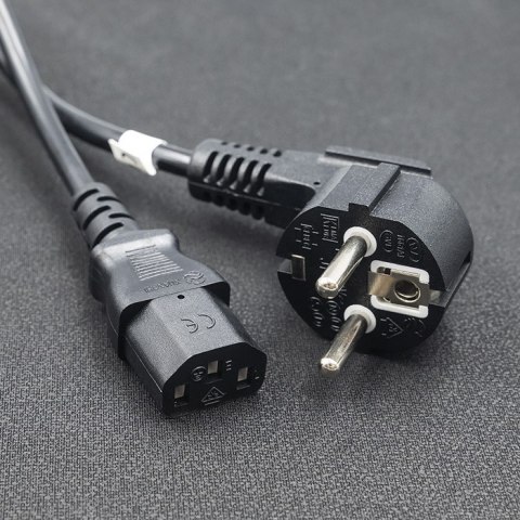 Qoltec Kabel zasilający ATX | 3pin | S03/ST3 | 1.4m