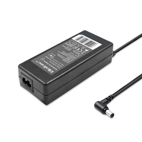 Qoltec Zasilacz do laptopa Dell 90W | 19.5V | 4.62A | 7.4*5.0+pin | +kabel zasilający